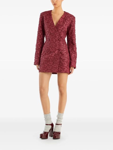 ROTATE BIRGER CHRISTENSEN jacquard blazer dress - Red - zdjęcie produktu nr 2