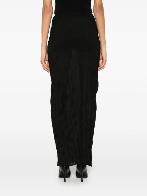 TOTEME crinkled maxi skirt - Black