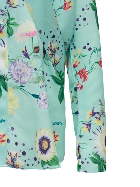 Rabanne floral blouse - Green
