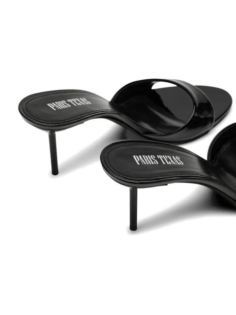 Paris Texas Lidia mid mule - Black