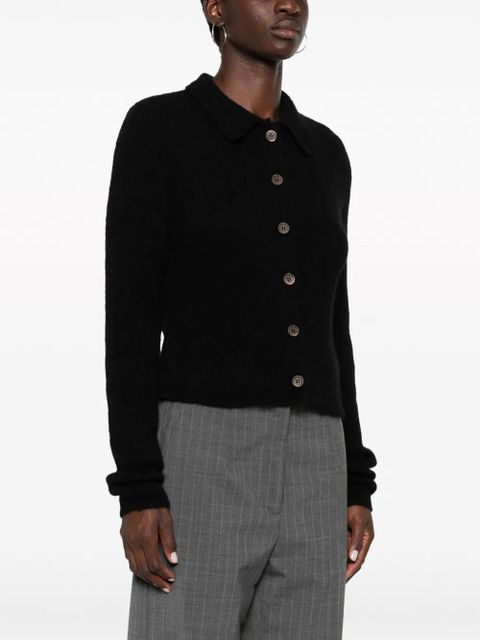 OUR LEGACY Mazzy ribbed-knit cardigan - Black