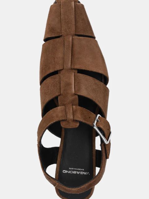 Vagabond Shoemakers sandały zamszowe WIOLETTA damskie kolor brązowy 5501-140-33
