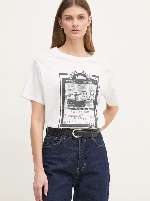 Pepe Jeans t-shirt bawełniany LELE - zdjęcie produktu nr 2