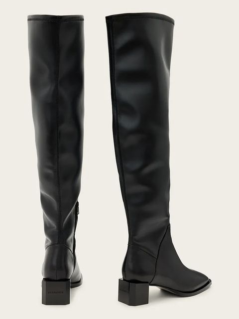 AllSaints kozaki skórzane Avril Knee High Boot - zdjęcie produktu nr 2