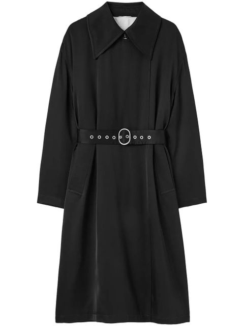 Jil Sander belted trench coat - Black - zdjęcie produktu nr 1