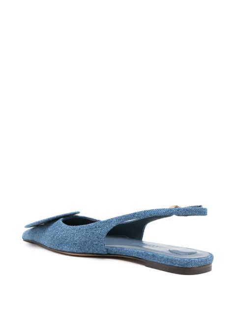 Jacquemus Les Slingback Duelo Plates ballerina shoes - Blue - zdjęcie produktu nr 2