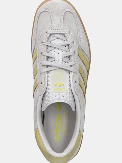 adidas Originals sneakersy zamszowe Gazelle Indoor damskie kolor szary JS4145