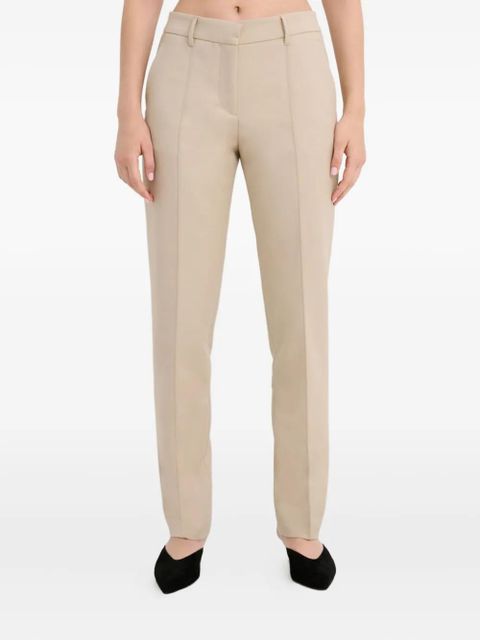 Gabriela Hearst Francisco front-pleat trousers - Neutrals