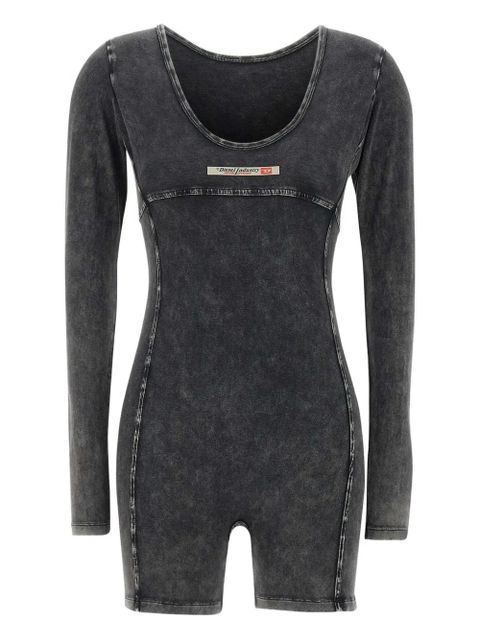 Diesel jersey long-sleeve playsuit - Black - zdjęcie produktu nr 1