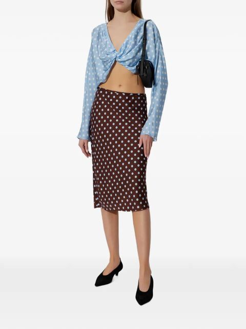 Posse polka-dot blouse - Blue - zdjęcie produktu nr 2