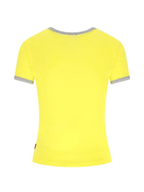 Diesel crew-neck graphic T-shirt - Yellow - zdjęcie produktu nr 2