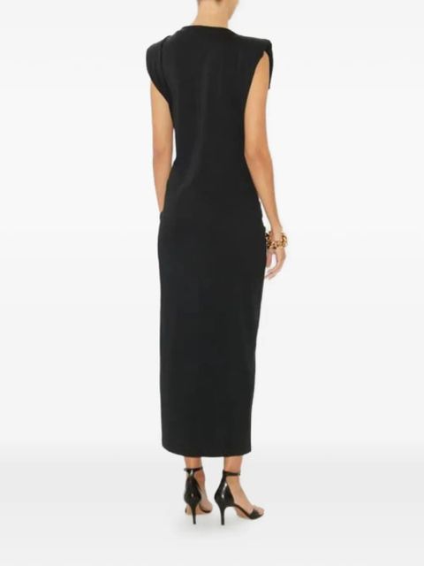 ISABEL MARANT Nadela gathered split maxi dress - Black