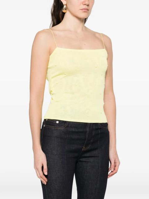 Jacquemus Plumetis top - Yellow