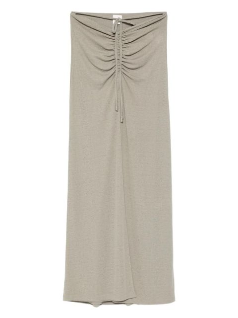 Nanushka ruched maxi skirt - Grey - zdjęcie produktu nr 1