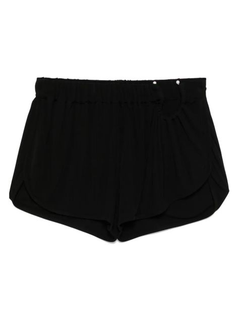 Christopher Esber ruched boxer shorts - Black - zdjęcie produktu nr 1