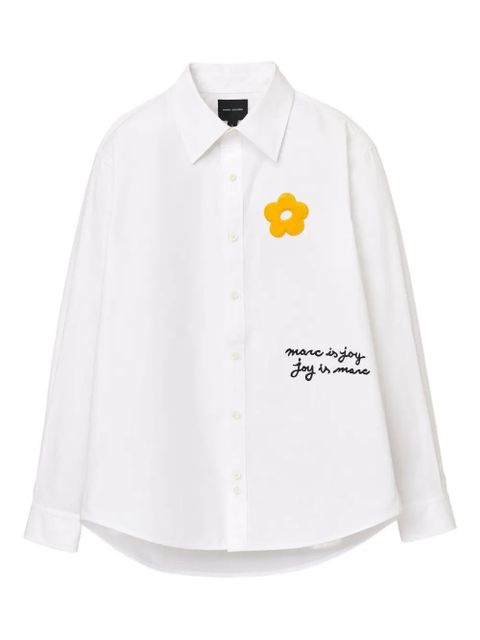 Marc Jacobs flower-patch cotton shirt - White - zdjęcie produktu nr 1