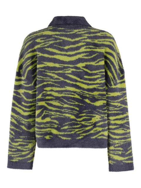 Essentiel Antwerp animal-print cardigan - Blue - zdjęcie produktu nr 2