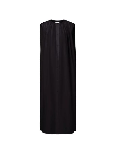 LouLou de Saison button-fastening midi dress - Black - zdjęcie produktu nr 1