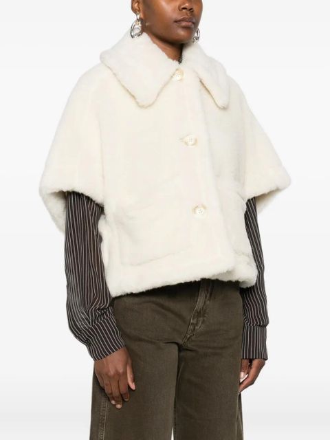 Max Mara short-sleeved pocket jacket - White