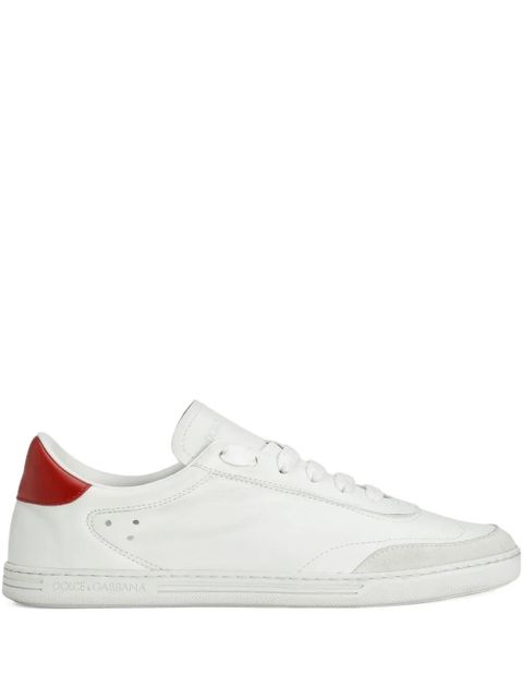 Dolce & Gabbana Saint Tropez leather-panel sneakers - White - zdjęcie produktu nr 1