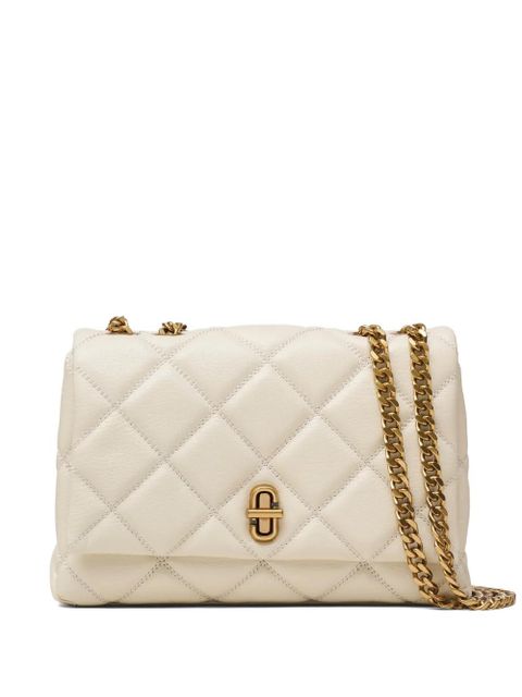 Marc Jacobs The Slim quilted dual-chain leather shoulder bag - Neutrals - zdjęcie produktu nr 1