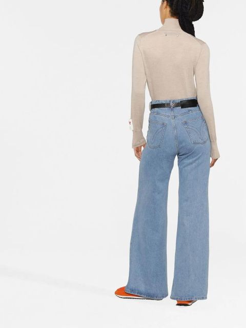 Golden Goose distressed roll-neck virgin wool jumper - Neutrals - zdjęcie produktu nr 2