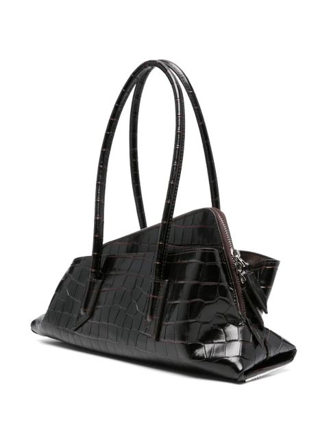 The Attico small La Passeggiata tote bag - Brown