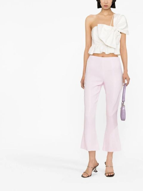 Blumarine cropped flared trousers - Pink - zdjęcie produktu nr 2