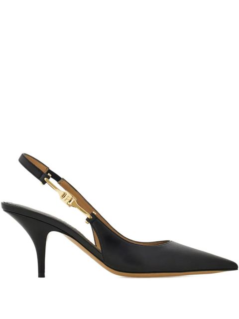 Ferragamo 70mm leather pumps - Black - zdjęcie produktu nr 1