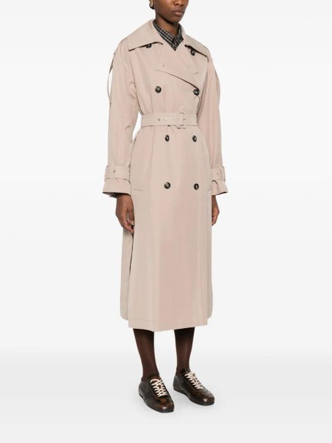 Sportmax Spxgocce belted double-breasted trench coat - Neutrals
