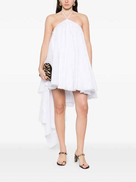 Jacquemus Triangle ruffled mini dress - White - zdjęcie produktu nr 2