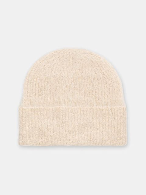 Answear.LAB czapka kaszmirowa kolor beżowy - zdjęcie produktu nr 1