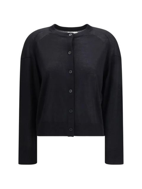 LouLou de Saison fine-knit cardigan - Black - zdjęcie produktu nr 1
