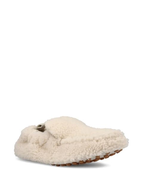 Tod's shearling pebble-detail loafers - Neutrals - zdjęcie produktu nr 2