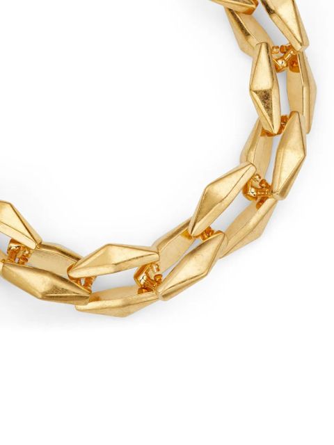 Jimmy Choo Diamond chain-link bracelet - Gold