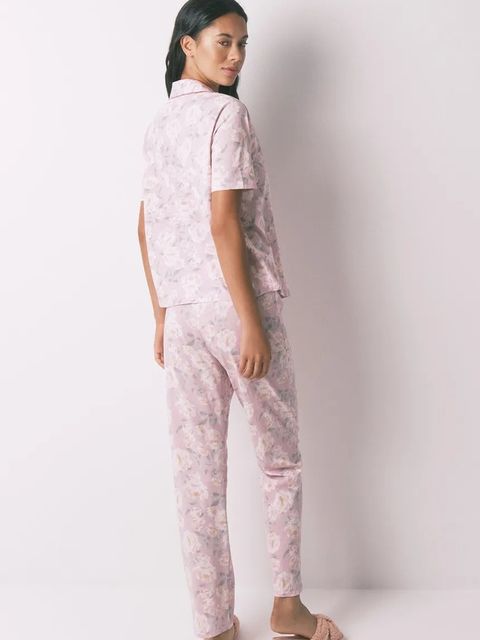 women'secret piżama bawełniana damska kolor różowy bawełniana 3592428