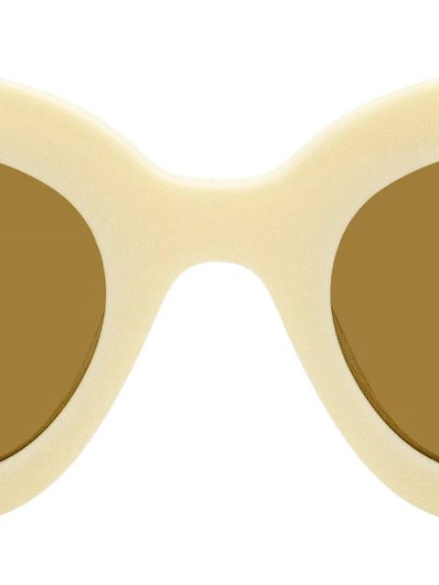 TOM FORD Eyewear Cielle oval-frame sunglasses - Neutrals