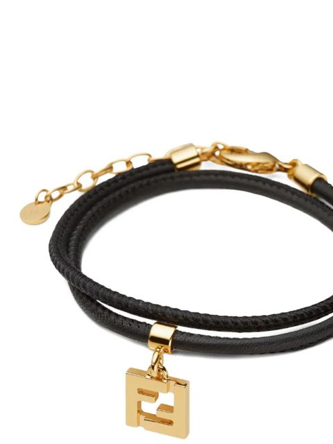 FENDI Forever leather bracelet - Black - zdjęcie produktu nr 2