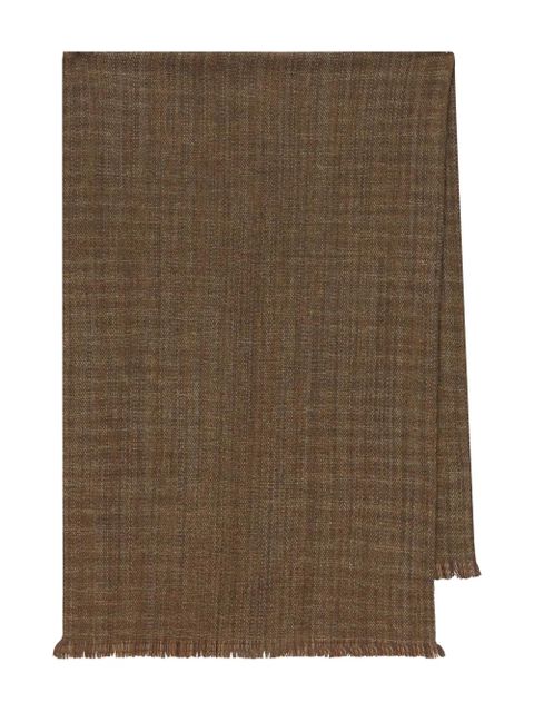 Loro Piana fringed scarf - Green - zdjęcie produktu nr 1
