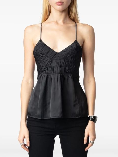 Zadig&Voltaire V-neck tank top - Black