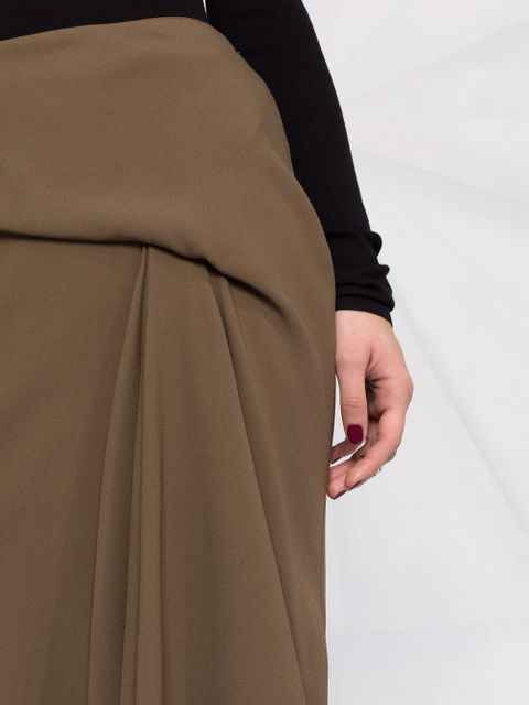 Versace draped midi skirt - Green - zdjęcie produktu nr 2