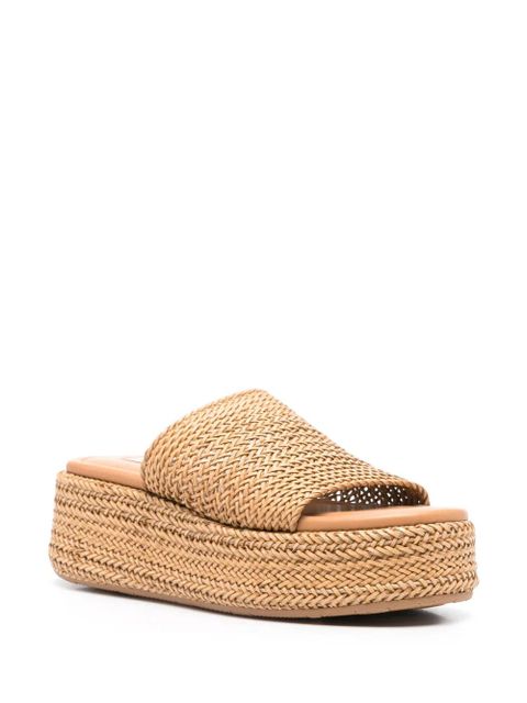 Casadei 65mm interwoven-design sandals - Brown - zdjęcie produktu nr 2