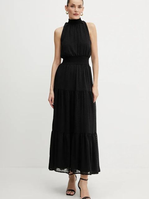 Morgan sukienka RLIKA kolor czarny maxi rozkloszowana RLIKA - zdjęcie produktu nr 1