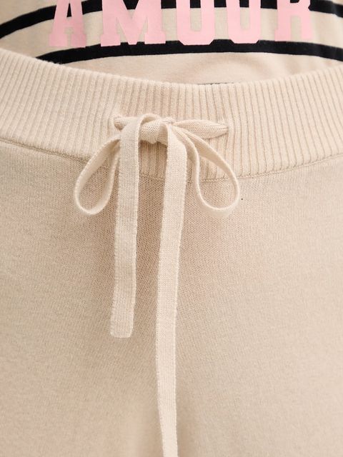 Weekend Max Mara spodnie wełniane JOSEF kolor beżowy 2525336012600