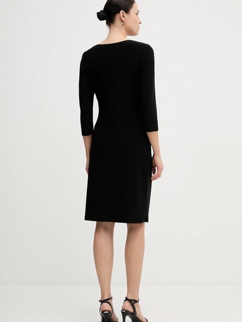 Joseph Ribkoff sukienka kolor czarny mini dopasowana 233305 - zdjęcie produktu nr 2