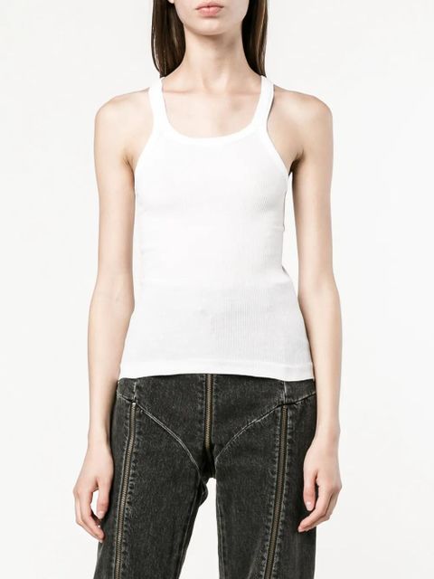 RE/DONE ribbed tank top - White