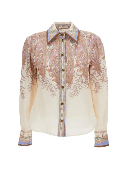 ZIMMERMANN Alchemy paisley-print shirt - Neutrals - zdjęcie produktu nr 1