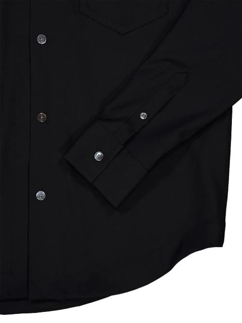 AMI Paris sharp-collar shirt - Black