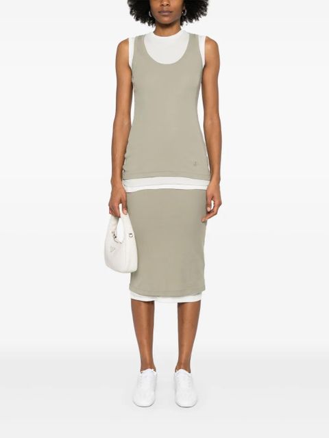 Jil Sander + cotton midi skirt - White - zdjęcie produktu nr 2