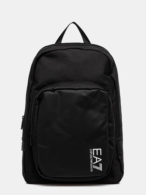EA7 Emporio Armani plecak kolor czarny duży gładki AF19722.7X000113 - zdjęcie produktu nr 1
